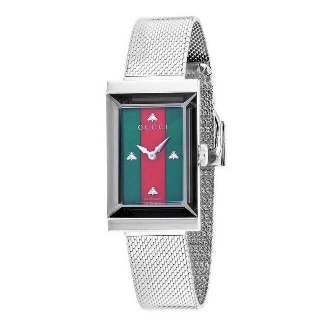 Orologio Gucci donna New G-Frame silver - YA147401