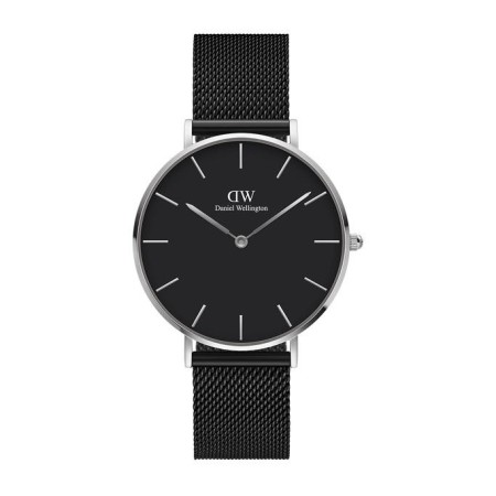 Orologio Daniel Wellington silver Petite Ashfield nero - DW00100308