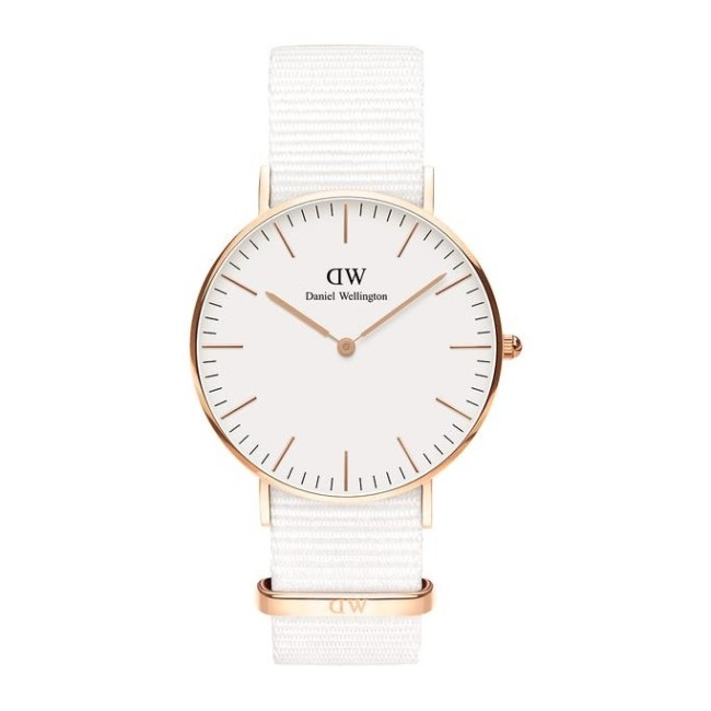 Orologio Daniel Wellington rosè Classic Dover bianco - DW00100309