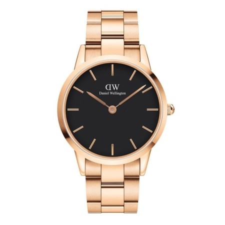 Orologio Daniel Wellington rosè Iconic Link nero - DW00100344