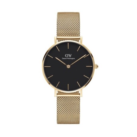 Orologio Daniel Wellington dorato Petite Evergold nero - DW00100347