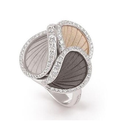Annamaria Cammilli Musa ring in gold and brilliant - GAN2523