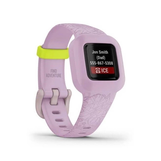 Garmin Vivofit Jr3 Flieder Blumenuhr 0100244101