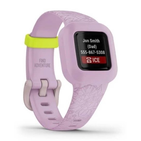 Garmin Vivofit Jr3 Flieder Blumenuhr 0100244101