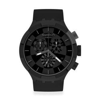 Swatch Big Bold Chrono Checkpoint schwarz SB02B400 Uhr