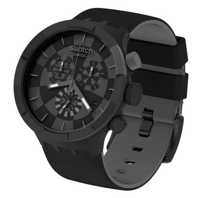 Swatch Big Bold Chrono checkpoint black SB02B400 watch