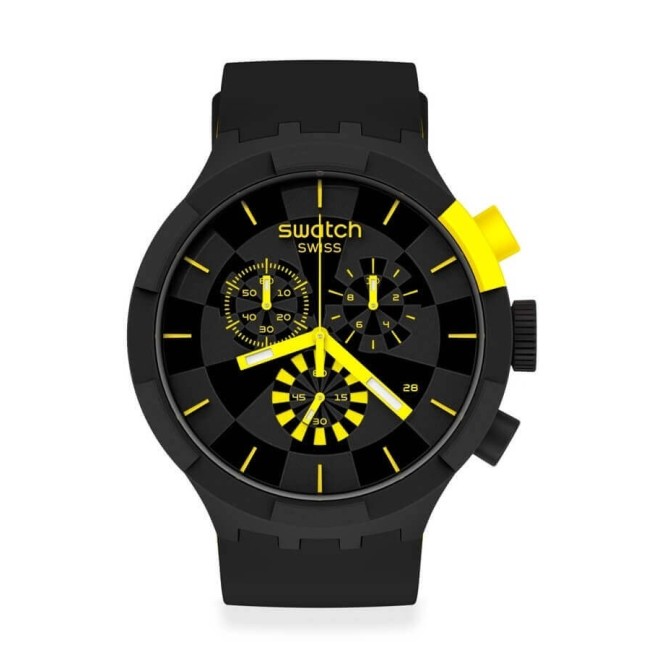 Orologio Swatch Big Bold Chrono checkpoint yellow SB02B403