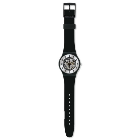 Orologio Swatch New Gent Lacquered silver glam SUOZ147
