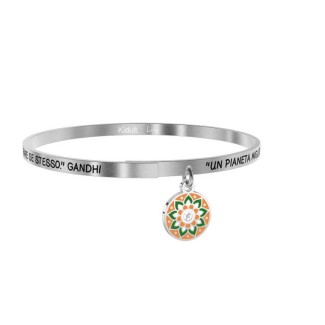 Bracciale Kidult  un pianeta migliore è un sogno.. gandhi 731886
