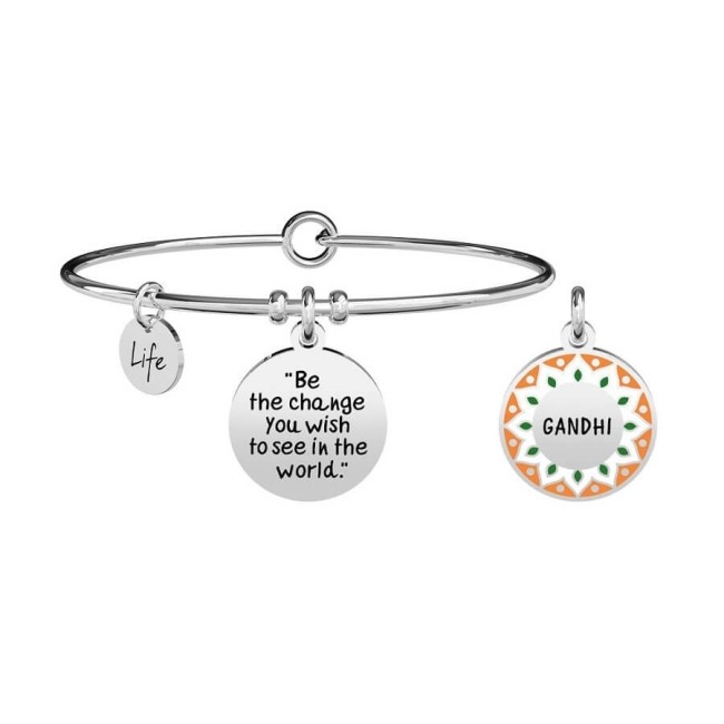 Kidult bracelet be the change you wish .. gandhi 731884