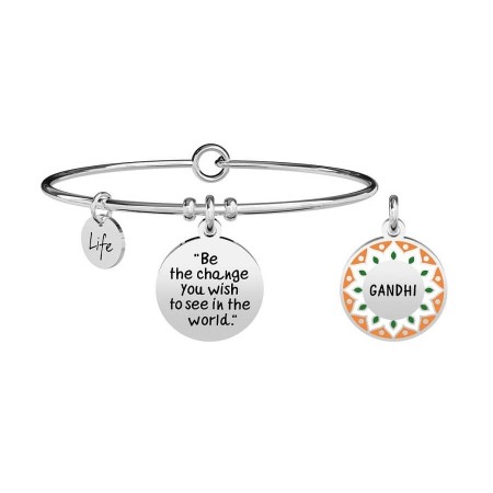 Kidult Armband sein die Änderung, die Sie wünschen .. Gandhi 731884