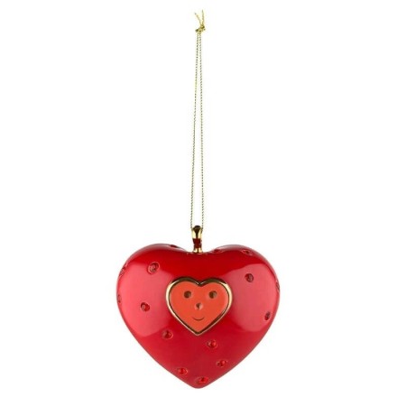 Christmas tree decoration ball Alessi Cuore e Cuora - MJ1611