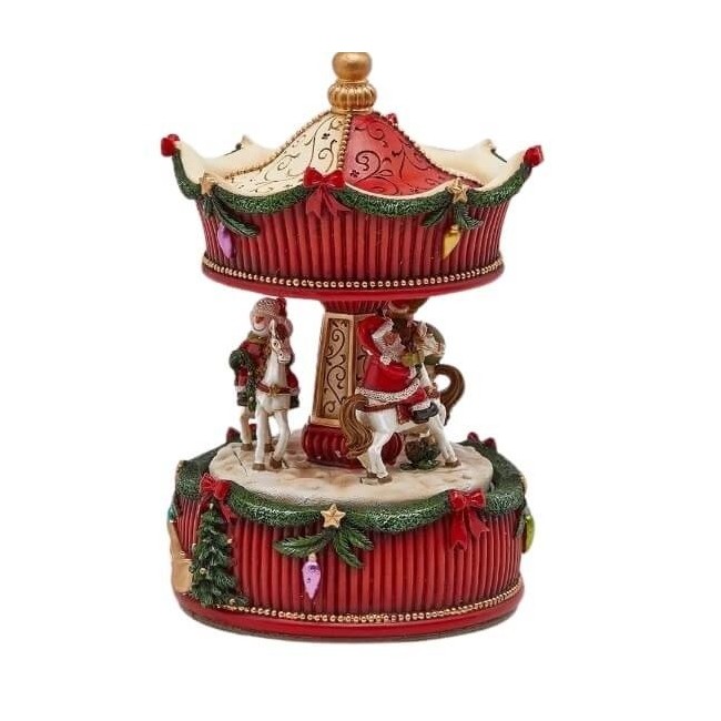 Christmas carousel music box Edg 17cm decorative object