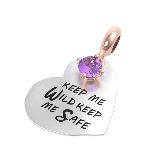 Rerum pendente cuore Keep me wild keep me safe- 25023