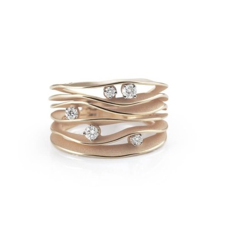 Anello Annamaria Cammilli Dune in oro rosa champage GAN0914P