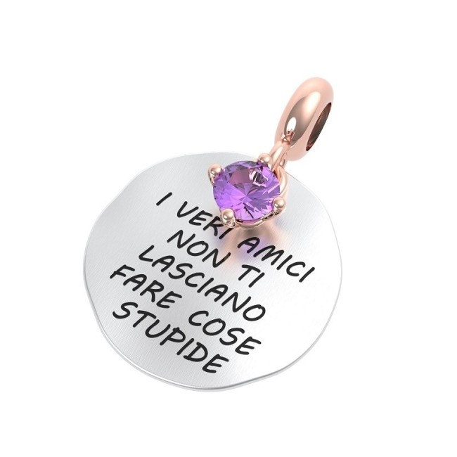 Rerum Amethyst Freundschaft Münzanhänger - 25020