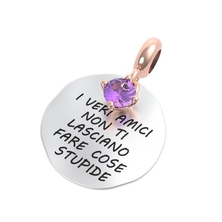 Rerum Amethyst Freundschaft Münzanhänger - 25020