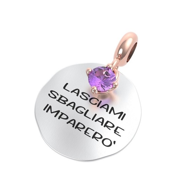 Rerum pendente moneta amicizia ametista - 25021