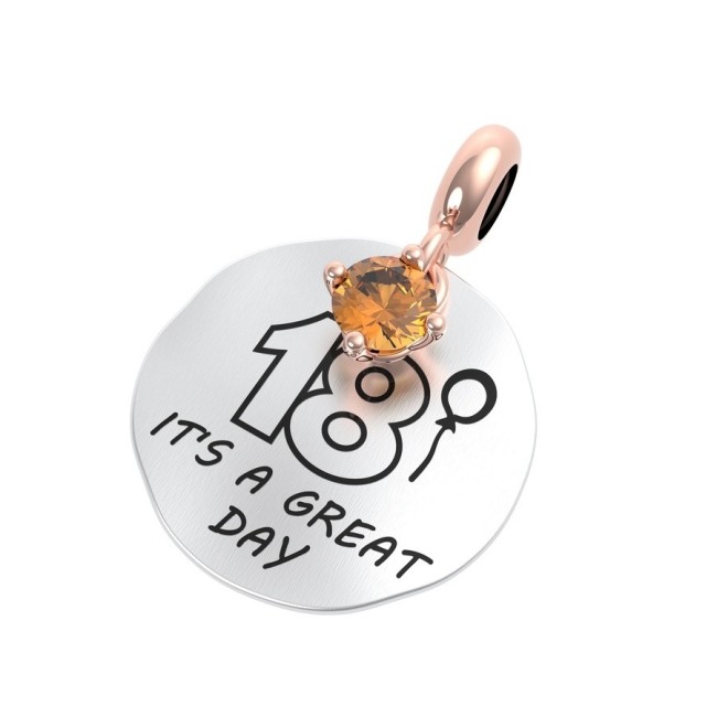 Rerum pendant coin Citrine Moments - 25034