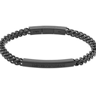 Bracciale Emporio Armani uomo EGS2415001 nero
