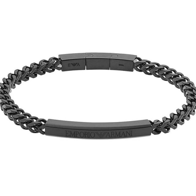 Bracciale Emporio Armani uomo EGS2415001 nero