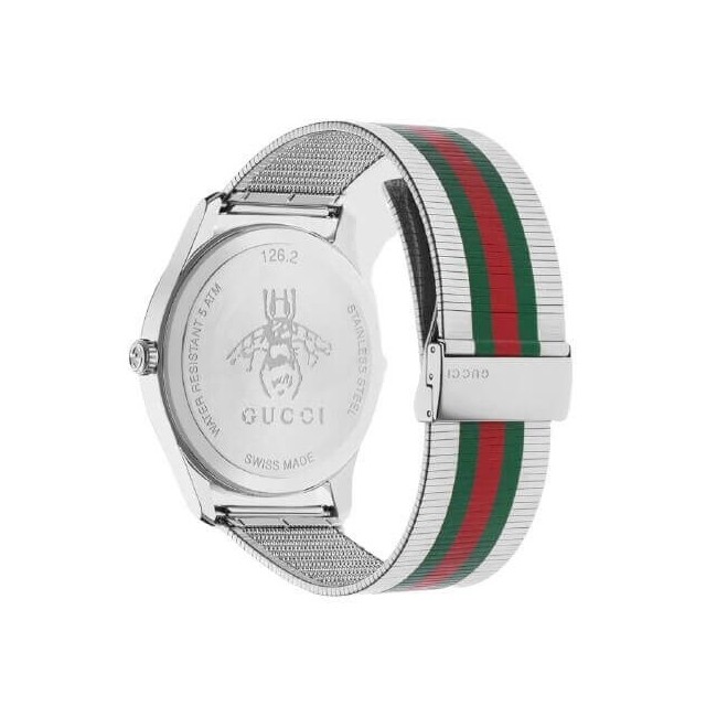 Gucci G-Timeless Herren grün rot Uhr YA126284