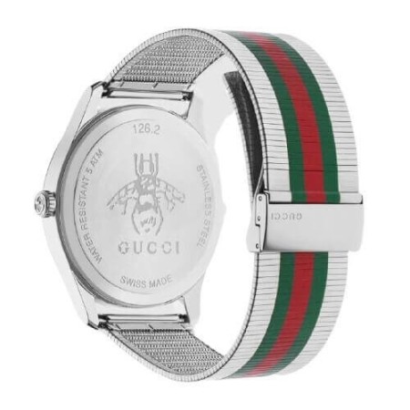 Orologio Gucci G-Timeless uomo verde rosso YA126284