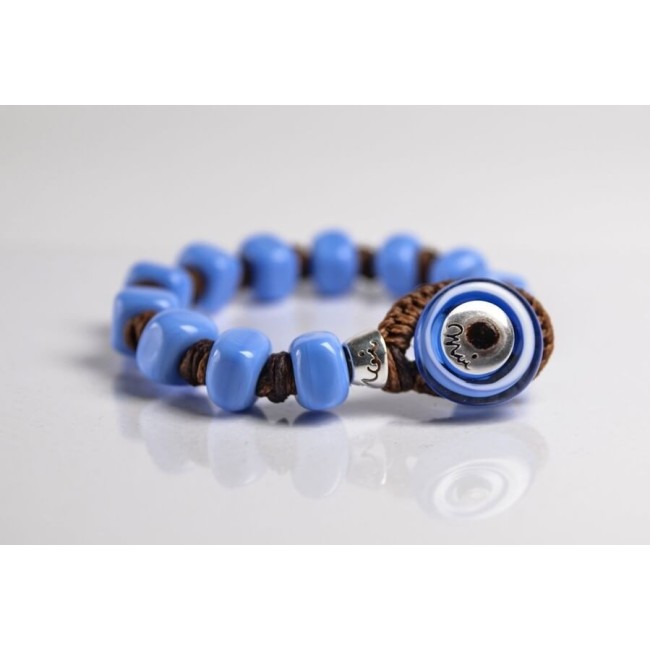 Moi Armband mit Pervinca Unisex türkis Perlen