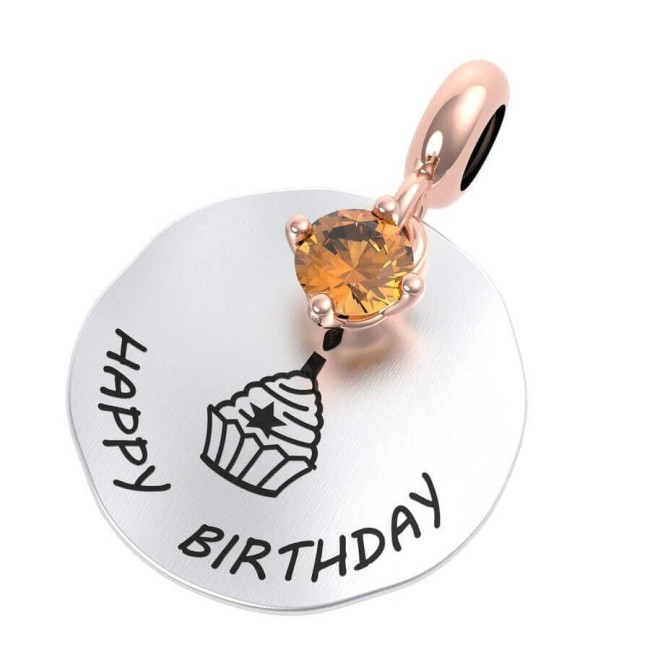 Rerum pendant coin Citrine Moments - 25033