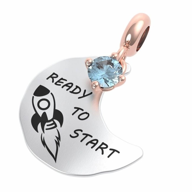 Rerum moon pendant Topaz Purposes - 25109