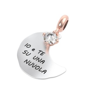 Rerum moon pendant Rock crystal Love - 25052