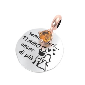 Rerum pendant coin Citrine Moments - 25045