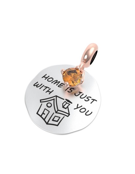 Rerum pendant coin Citrine Moments - 25042