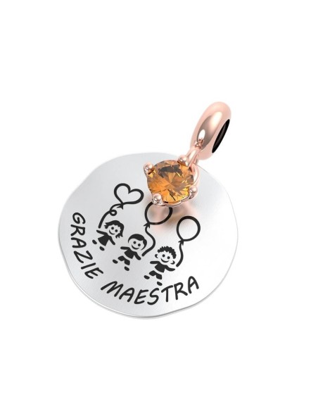 Rerum pendant coin Citrine Moments - 25037