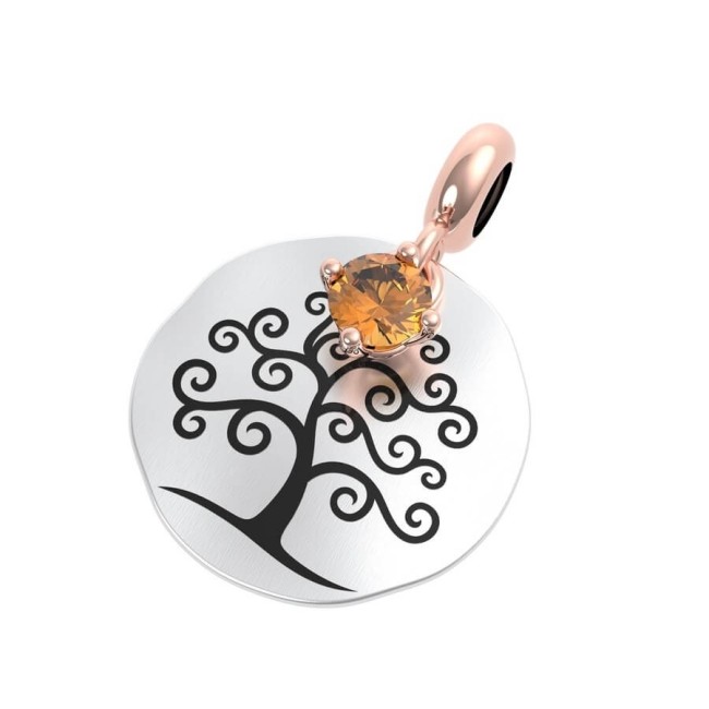 Rerum pendant coin Citrine Moments - 25036