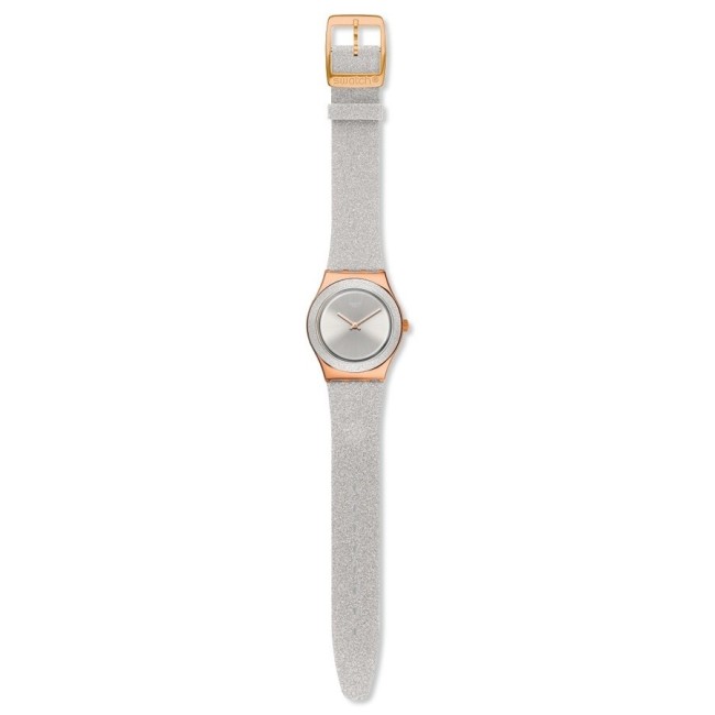 Swatch watches I Medium Standard gray sparkle - YLG145