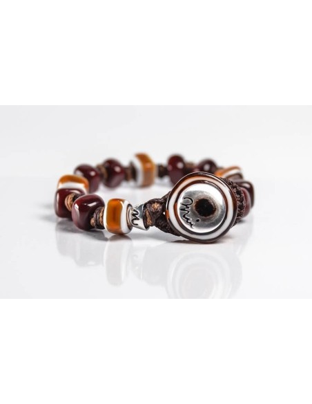 ORIGINAL MOI BRACELET - OLTREMARE The Moi Oltremare bracelet is handcrafted in Murano glass and rope. C.