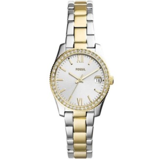 Fossil women's watch Scarlette in two-tone steel - ES4319