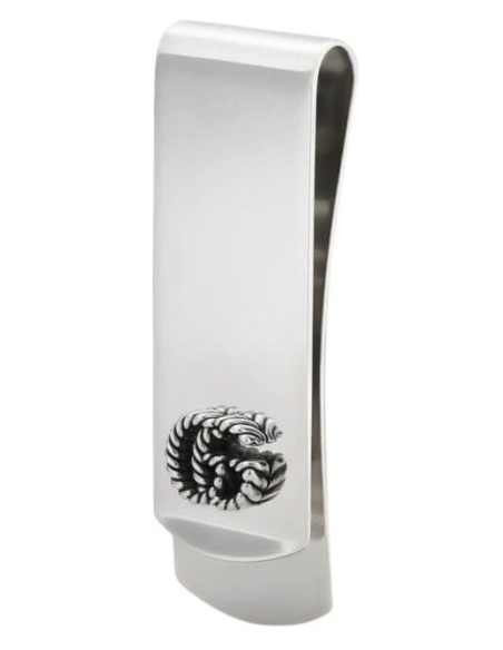 Fermasoldi Gucci in Argento logo torchon - YBF62776600100U