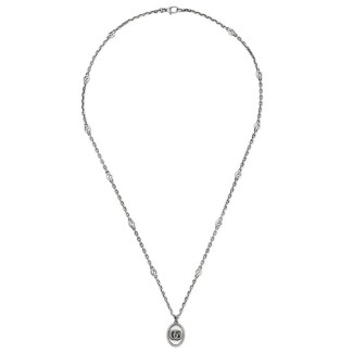 Gucci women's long necklace with double GG - YBB63254000100U