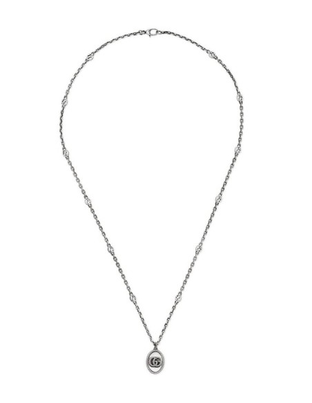 Gucci Damen lange Halskette mit doppeltem GG - YBB63254000100U