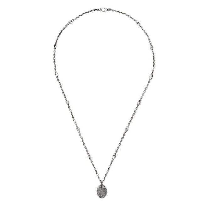 Gucci women's long necklace with double GG - YBB63254000100U