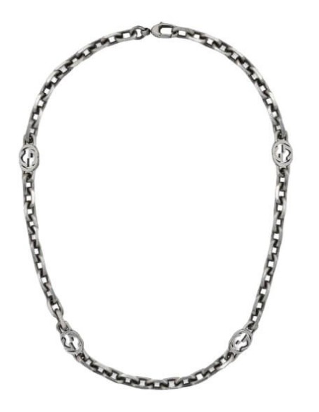 Gucci Unisex Choker Halskette mit Logo - YBB62079600100U