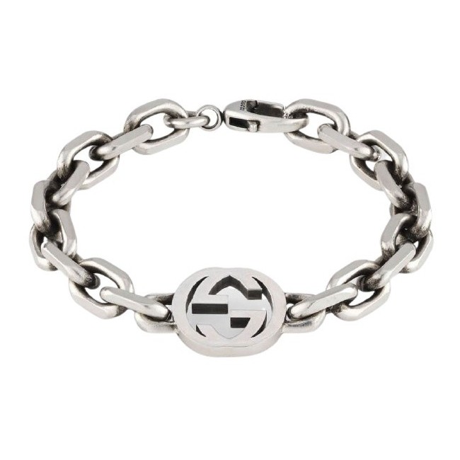 Gucci Unisex Kettenarmband mit Logo - YBA627068001018