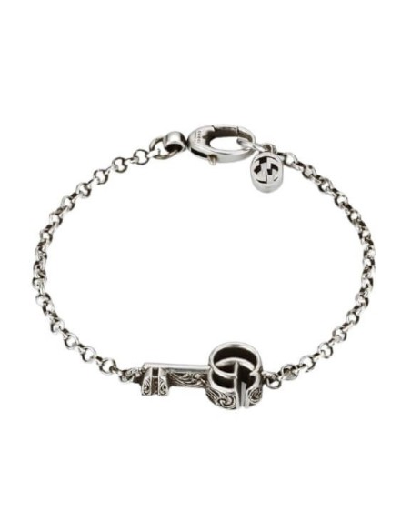 Gucci unisex bracelet with key and GG logo - YBA632207001018