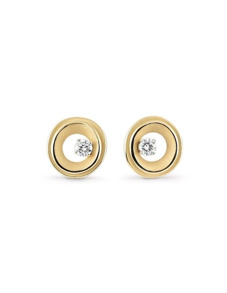 Annamaria Cammilli My Way earrings yellow gold and diamonds GOR2672U