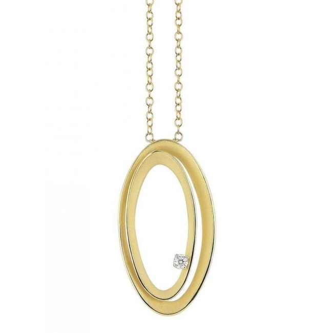 Collana Annamaria Cammilli Serie Uno oro giallo e diamanti GPE2796U