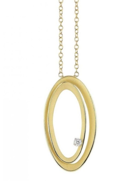 Annamaria Cammilli Serie Uno necklace yellow gold and diamonds GPE2796U