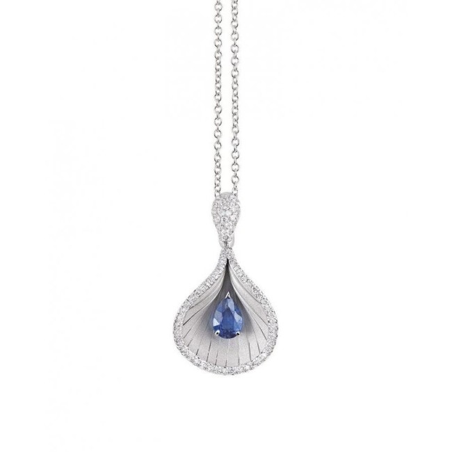 Annamaria Cammilli Premier Color Necklace with Diamonds and Sapphire