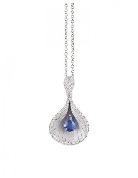 Annamaria Cammilli Premier Color Necklace with Diamonds and Sapphire